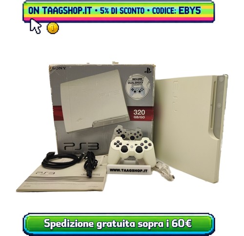 Playstation slim white 320gb - slim,